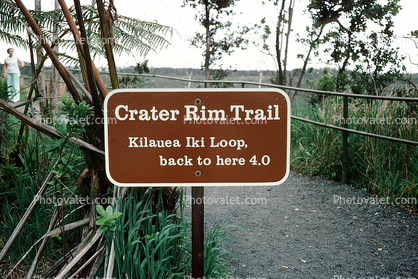 Crater Rim Trail, Kilauea Caldera, Kilauea Iki Loop