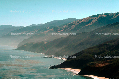 Kelp, Pacific Ocean, rocks, rugged coast, coastline