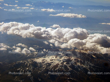 Snow Covered, Mountains, Sierra-Nevada