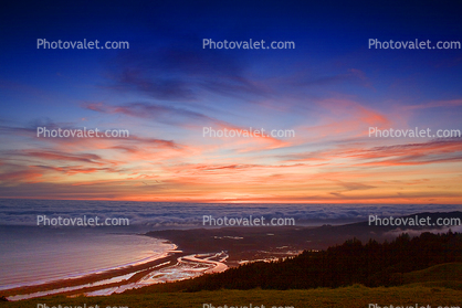 Stinson Beach, Bolinas, Estuary, Pacific Ocean, Mount Tamalpais, Seascape