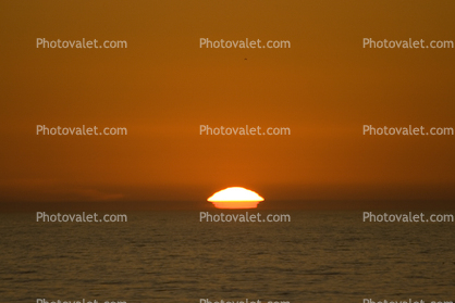 Setting Sun, Sonoma County, Coastline, Coast, Pacific Ocean