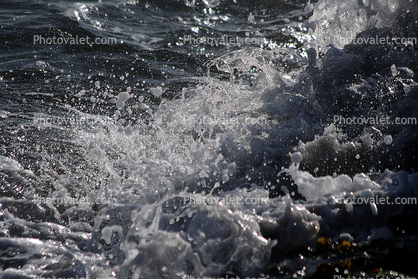 Watery Splash, Foam, Sea, Ocean