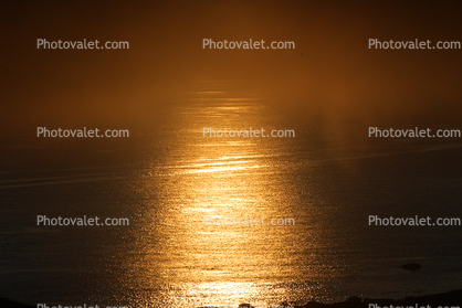 Sunset through the fog, Bodega Bay, Sonoma County