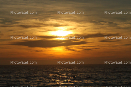 Ocean, Wave, Sonoma County Coast, Sunset, sunrise, clouds