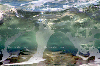 Green Wave and Foam, Beach, Wave, Sonoma County Coast, Momentary Water Sculptures, Incantations from the Blue Frontier, Ocean, Water, Seawater, Sea, Wet, Liquid