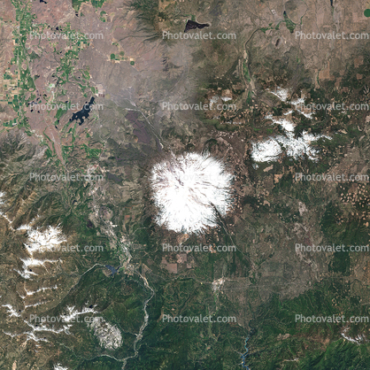 Mount Shasta Snowpack, June 2000