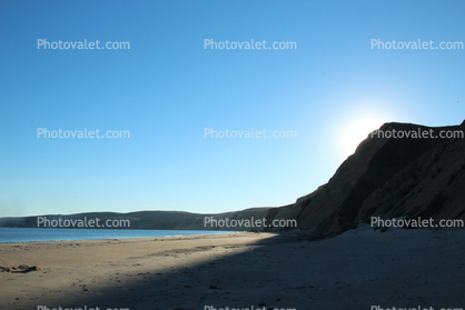 cliffs, sand, texture, reflection, beach, sand, coast, shoreline, shore, 