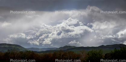 Rainy Clouds over the western San Joaquin Valley, Newman