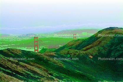 Marin Headlands, Golden Gate Bridge, Mount Tamalpais