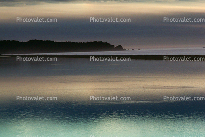 Sunset, shoreline, seaside, coastline, coastal, coast, lagoon, Humboldt County, Pacific Ocean