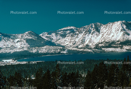 this is the view from Heavenly Valley looking northwest, Lake Tahoe, water