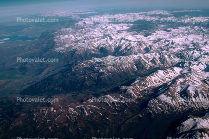 Sierra-Nevada Mountains, Eastern Sierra, peaks, ridge