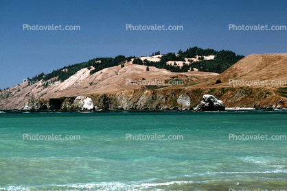 Sonoma County Coastline, near Jenner, summer, summertime