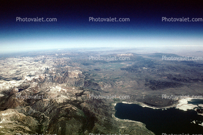 Beautiful Mono Lake from the air, Saddlebag Lake, Greenstone Lake, Wasco Lake, Humminbird Lake, Z-Lake, North Peak