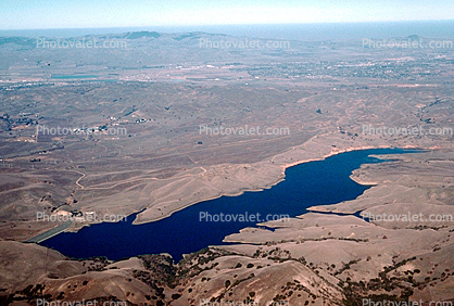 San Antonio Reservoir, Sunol, California, water, summer, summertime