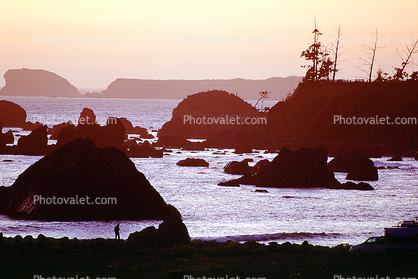 Pacific Ocean, rocks, coastal, coast, shoreline, coastline, rock Islands