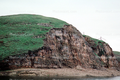 Cliff, Shoreline, hill