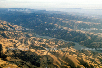 Lake Del Valle Regional Park, Reservoir, hills, mountains, Livermore, California, water