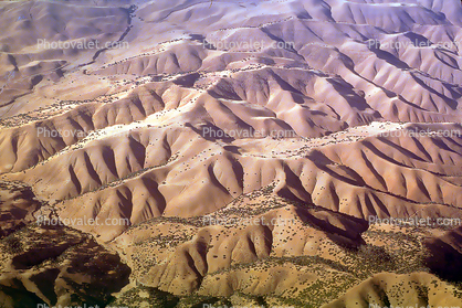 Fractal Patterns, Hills, Mountains, Central California