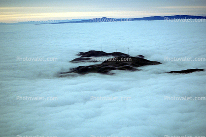 Fog over Mount Diablo