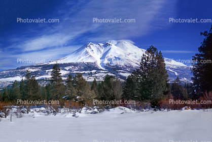 Mount Shasta, Volcano, Panorama