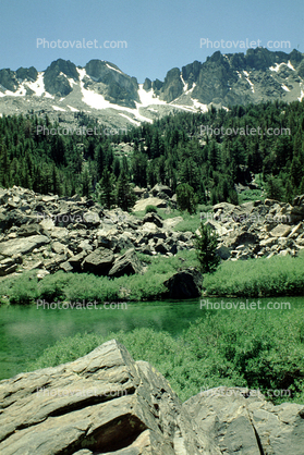Mammoth, Mountains, Alpine Lake, water