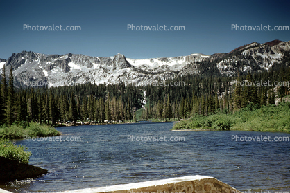 Sierra-Mountains, Alpine Lake, Twin Lakes, water