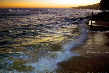 Pacific Ocean Seashore, Malibu, Seascape