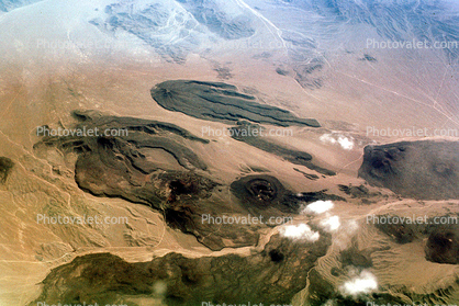magmatic formations over the mojave desert