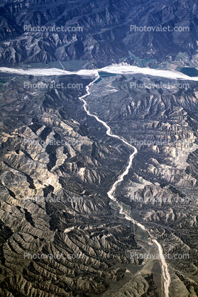 Fractal Patterns, hills, mountains, erosion, river