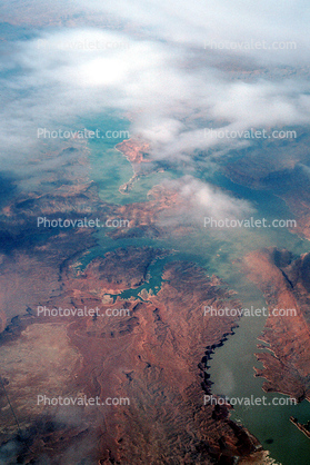 Fog, Nacimiento Reservoir, Nacimiento Lake, water