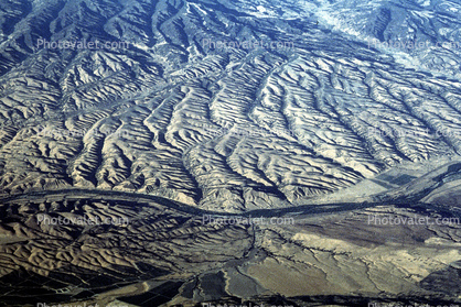 Nacimiento Reservoir,  Fractal Patterns, hills