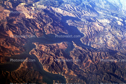 Nacimiento Lake, hills, water
