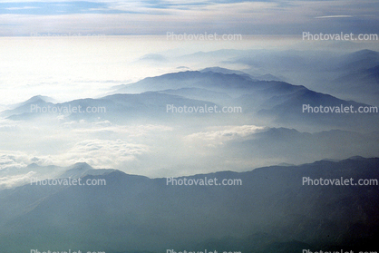 Smoke, Haze, Mountains, Hills