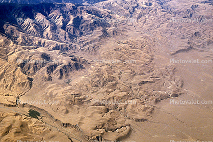 Desert, Fractal Patterns, Temblor Range, San Luis Obispo County