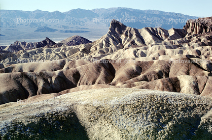Death Valley National Park, Barren Landscape, Empty, Bare Hills Erosion