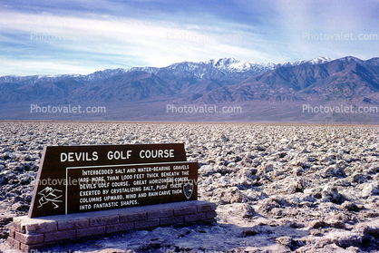 Devils Golf Course, Panamint Mountain Range