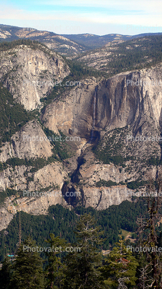 The Valley, Yosemite Falls, Granite Cliff