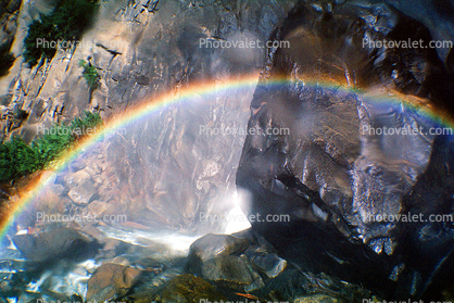 base of Bridal Veil Falls, Waterfall