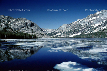 Ice Lake, granite, mountains, reflection, water