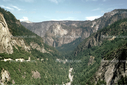 Bridalveil Falls from a Distance, Valley