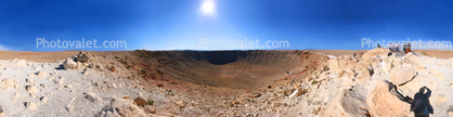 Barringer Meteor Crater, Arizona, Panorama