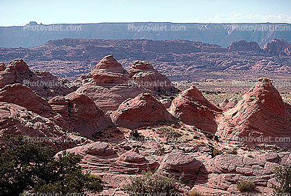 Geocones, Cones, Mountains, Pancake Layers, Sedimentary Rock