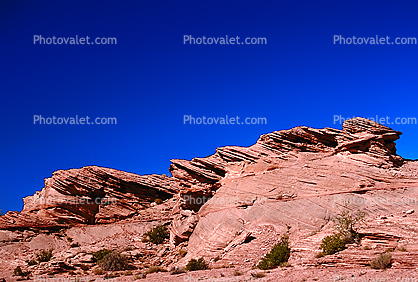 Butte with Layers of Sedimentary Rock, Strata, Layers, Glen Canyon