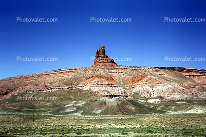 Owl Rock, Monument Valley, Arizona, geologic feature, butte