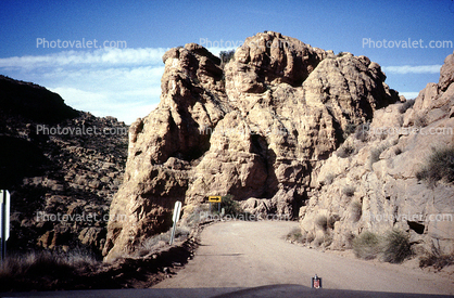 Dirt Road, Rock Formations, Mountain, unpaved
