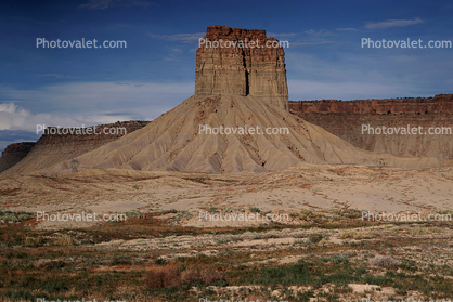 Chimney Rock, Sandstone Formation, Geoform, Butte
