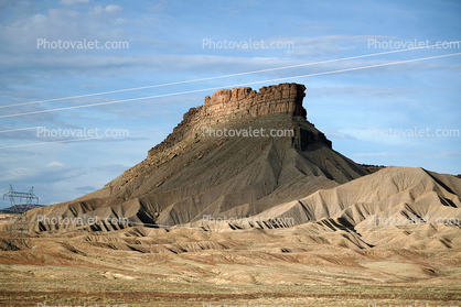 Sandstone Rock Formations, Geoform, Butte