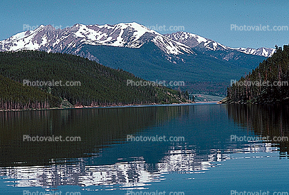 Lake, Reflection, Rocky Mountains