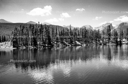 Sprague Lake and the Continental Divide, water, reflection